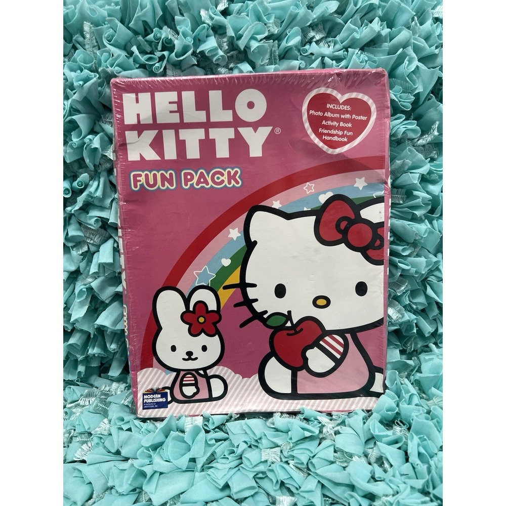 Hello Kitty Fun Pack Photo Album with Poster & Activity Book Stickers New Sealed